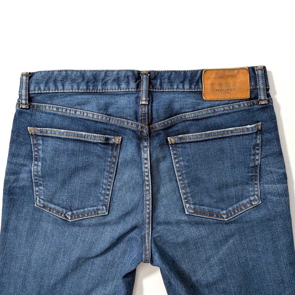 Moussy Vintage Cicero Skinny Jeans Dark Wash Made in Japan‎ Size 29 - Picture 10 of 16